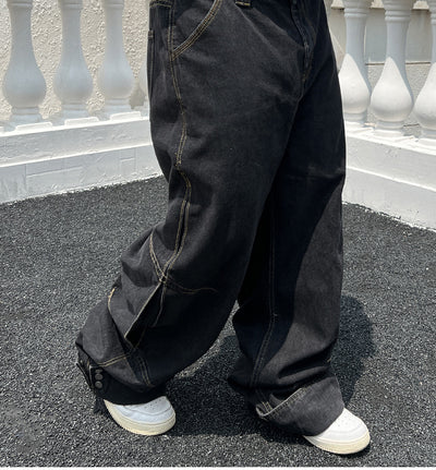 Pantalones Vaqueros Clásicos de Corte Recto - Estilo Retro Atemporal - Image 7