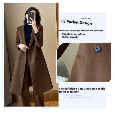Abrigo Trench Doble Botonadura Elegante para Mujer - Image 11