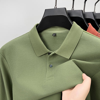 Camisa Polo Ejecutiva Manga Larga con Solapa - Image 5