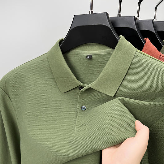 Camisa Polo Ejecutiva Manga Larga con Solapa - Image 5