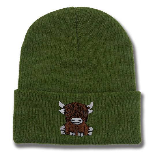 Gorro de Lana Tejido con Diseño de Yak Peludo - Abrigo Otoño e Invierno - Image 18