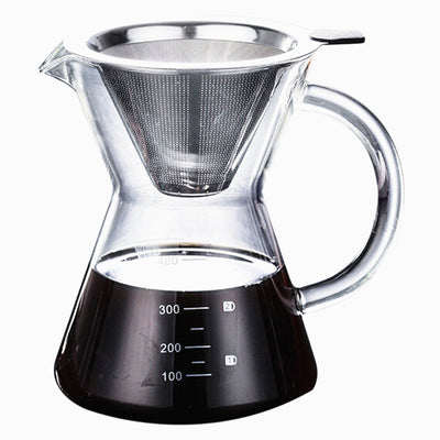 Cafetera de Vidrio Manual 400ml - Método Pour Over
