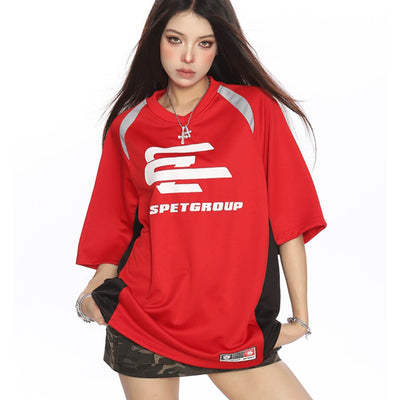 Blusa de Colorblock con Mangas Raglan para Mujer - Image 10