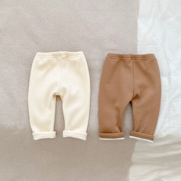Pantalones Térmicos Infantiles con Osito Bordado 3D - Calidez y Comodidad