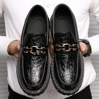 Zapatos de Cuero Británico para Hombre - Estilo Casual Brillante - Image 3