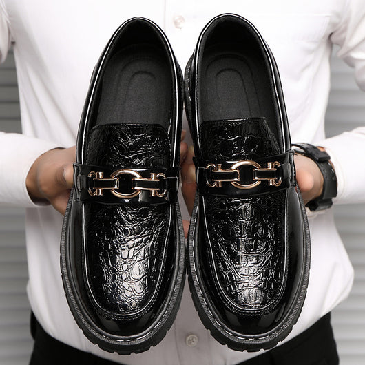Zapatos de Cuero Británico para Hombre - Estilo Casual Brillante - Image 3