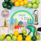 Fondo Decorativo Dinosaurios con Globos para Cumpleaños Infantil