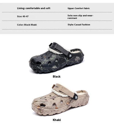 Pantuflas de Algodón con Suela Gruesa y Forro Polar - Zapatos Cálidos Cerrados - Image 22