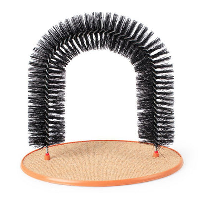 Arco de Aseo 2 en 1 para Gatos - Rascador con Cepillo Integrado - Image 3