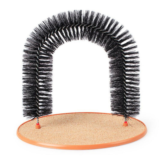 Arco de Aseo 2 en 1 para Gatos - Rascador con Cepillo Integrado - Image 3