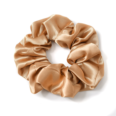 Set de Elásticos para Cabello de Satén - Círculo Grande Color Sólido - Image 15