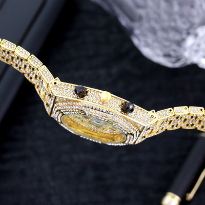 Reloj Deportivo de Cuarzo para Hombre con Tres Ojos y Cronógrafo de Diamantes - Image 12