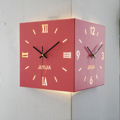 Reloj de Pared Decorativo Doble Cara con Vinilo Adhesivo para Dormitorio - Image 6