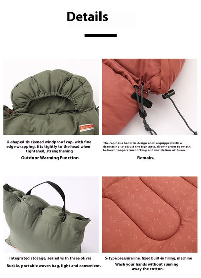 Saco de Dormir Térmico Ultraligero Portátil para Camping - Image 12