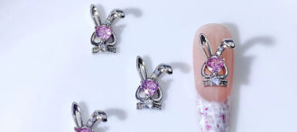 Accesorios de Nail Art en Circonita - Diseños Arco, Corazón, Luna e Irregular - Image 15
