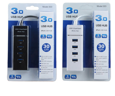 Hub USB Multipuerto de Expansión para Laptop - Divisor 4 en 1 - Image 10