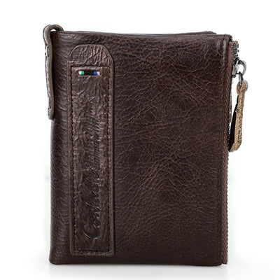 Billetera Compacta de Cuero Genuino para Hombre - Image 6