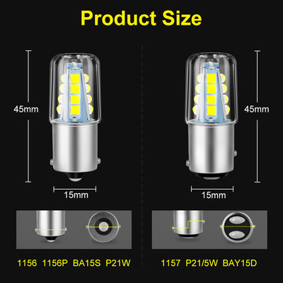 Foco LED 8SMD 1156 1157 para Frenos y Luces Traseras de Camiones - Image 8