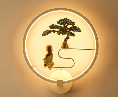 Lámpara LED de Pared Estilo Chino Moderno para Sala y Dormitorio - Image 16