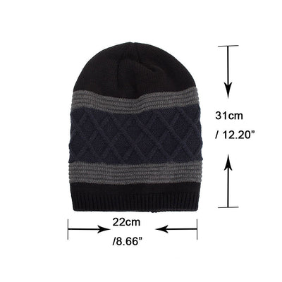 Gorro de Lana Tejido con Clip Diamante y Terciopelo - Image 14