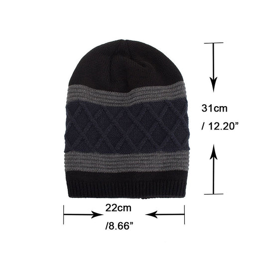 Gorro de Lana Tejido con Clip Diamante y Terciopelo - Image 14
