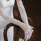 Guantes de Novia Encaje Blanco Tul Fairy para Sesión Fotográfica