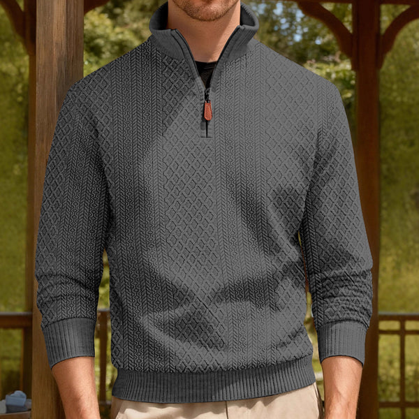 Sudadera Deportiva con Cuello Alto y Cierre de Cremallera