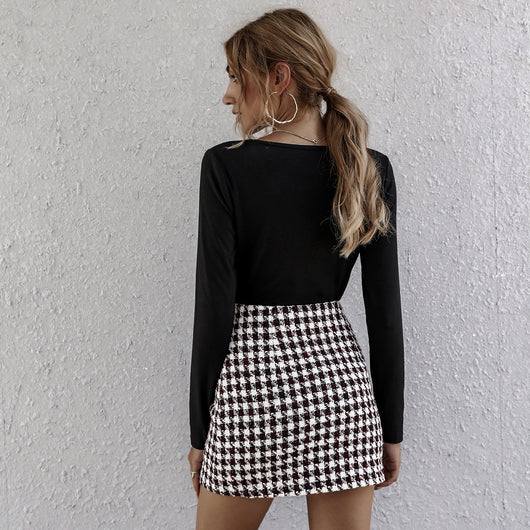 Falda Tipo A Elegante para Mujer - Estilo Europeo y Americano - Image 2