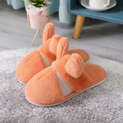 Pantuflas de Confinamiento Hogar con Pelaje de Conejo Engrosado - Image 6