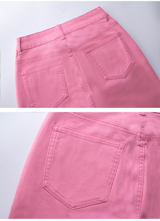 Pantalones Acampanados Retro Levantacaderas Slim para Mujer - Image 14