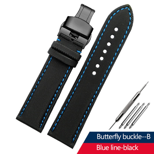 Correa de Reloj Nylon Canvas Tiansuo Haixing para Hombre - Image 18