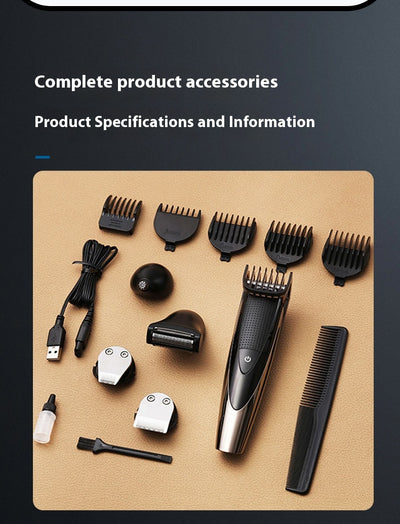 Cortadora de Cabello Profesional Multiusos con Cabezal Intercambiable - Image 15