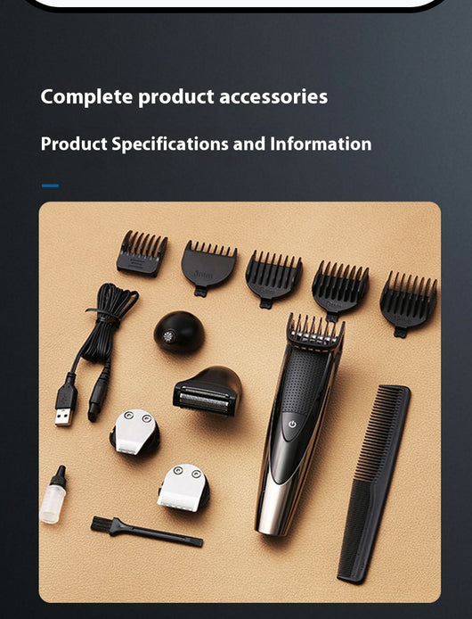 Cortadora de Cabello Profesional Multiusos con Cabezal Intercambiable - Image 15