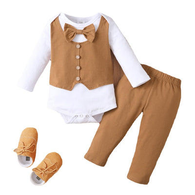 Conjunto Formal Infantil Británico - Chaleco, Camisa y Pantalón - Image 6