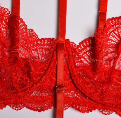 Conjunto de Lencería Sensual de Tres Piezas con Detalle Decorativo - Image 13