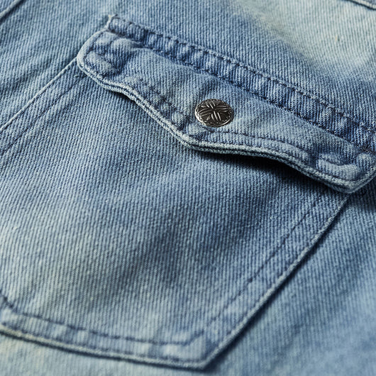 Camisa Denim Slim Fit de Manga Larga para Hombre - Image 9