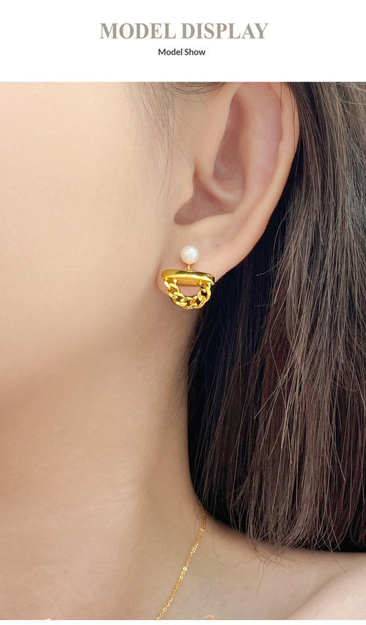 Aretes de Perlas Naturales Diseño Premium - Image 14