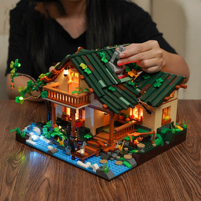 Casa Lakeside con Iluminación LED - Juego de Construcción Educativo - Image 9