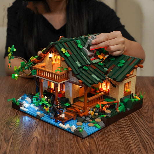 Casa Lakeside con Iluminación LED - Juego de Construcción Educativo - Image 9