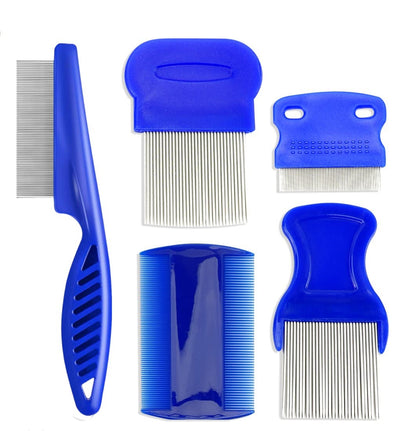 Set de 4 Peines Desparasitantes de Acero Inoxidable para Mascotas - Image 6