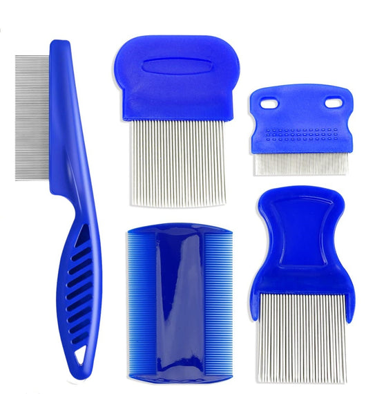 Set de 4 Peines Desparasitantes de Acero Inoxidable para Mascotas - Image 6