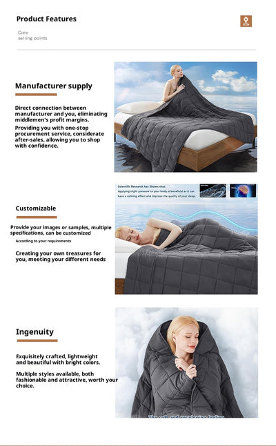 Sofá Cama Gravedad Premium con Manta Ponderada Europea - Image 17