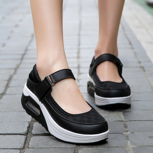Zapatos de plataforma con suela suave y cómoda - Image 14