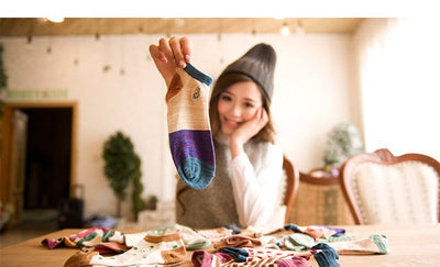 Calcetines de Algodón Puro para Mujer con Diseño Infantil - Image 6