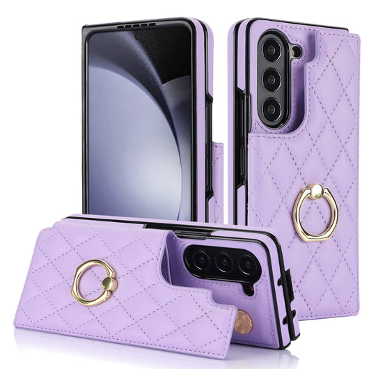Funda de Cuero con Doble Hebilla para ZFOLD56 y ZFOLD34 - Estilo Clásico - Image 4