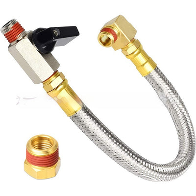Conector Rápido de Latón 1/4" NPT con Válvula de Bola para Compresor de Aire - Image 10