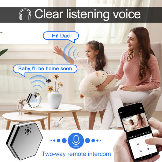 Cámara de Vigilancia WiFi HD con Visión Nocturna y Micrófono Dual para Hogar - Image 12