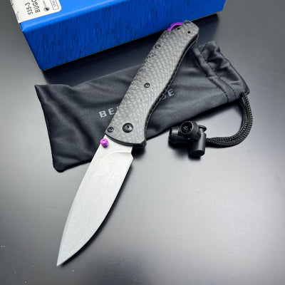Cuchillo Plegable Butterfly 535533 de Fibra de Carbono Premium para Supervivencia y Pesca - Image 7