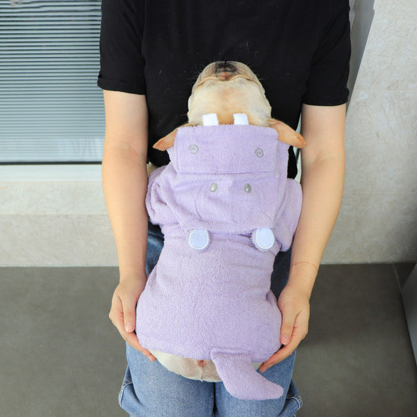 Bata Absorbente de Secado Rápido para Mascotas