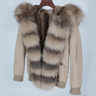 Abrigo de Piel con Cuello Desmontable y Compartimento Interior para Mujer - Image 17